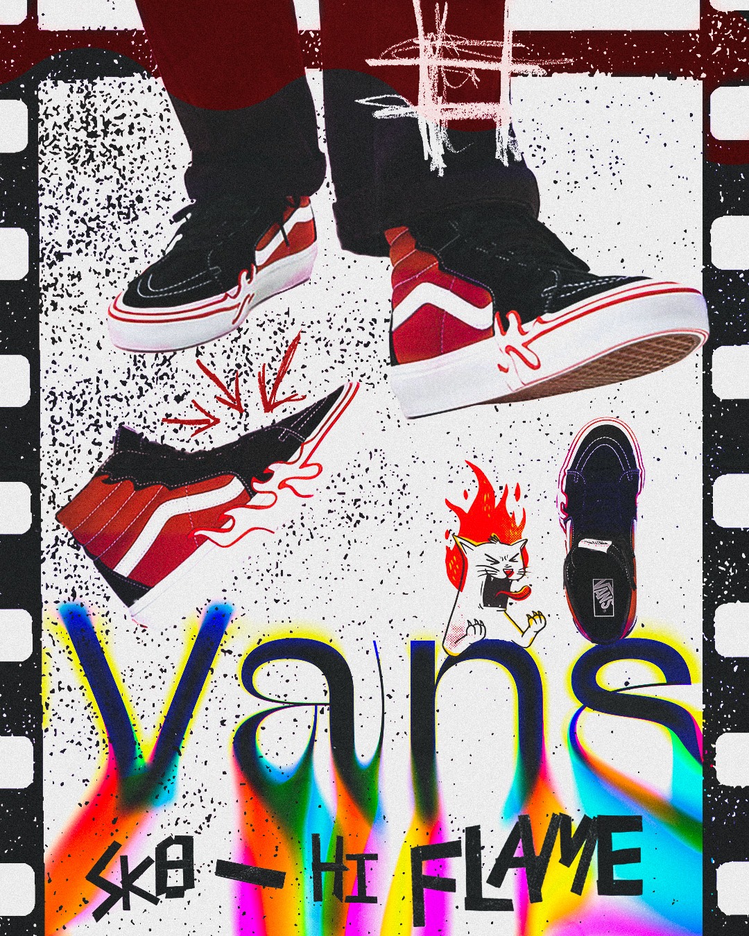 A POSTER A DAY — Vans Sk8 Hi Flame